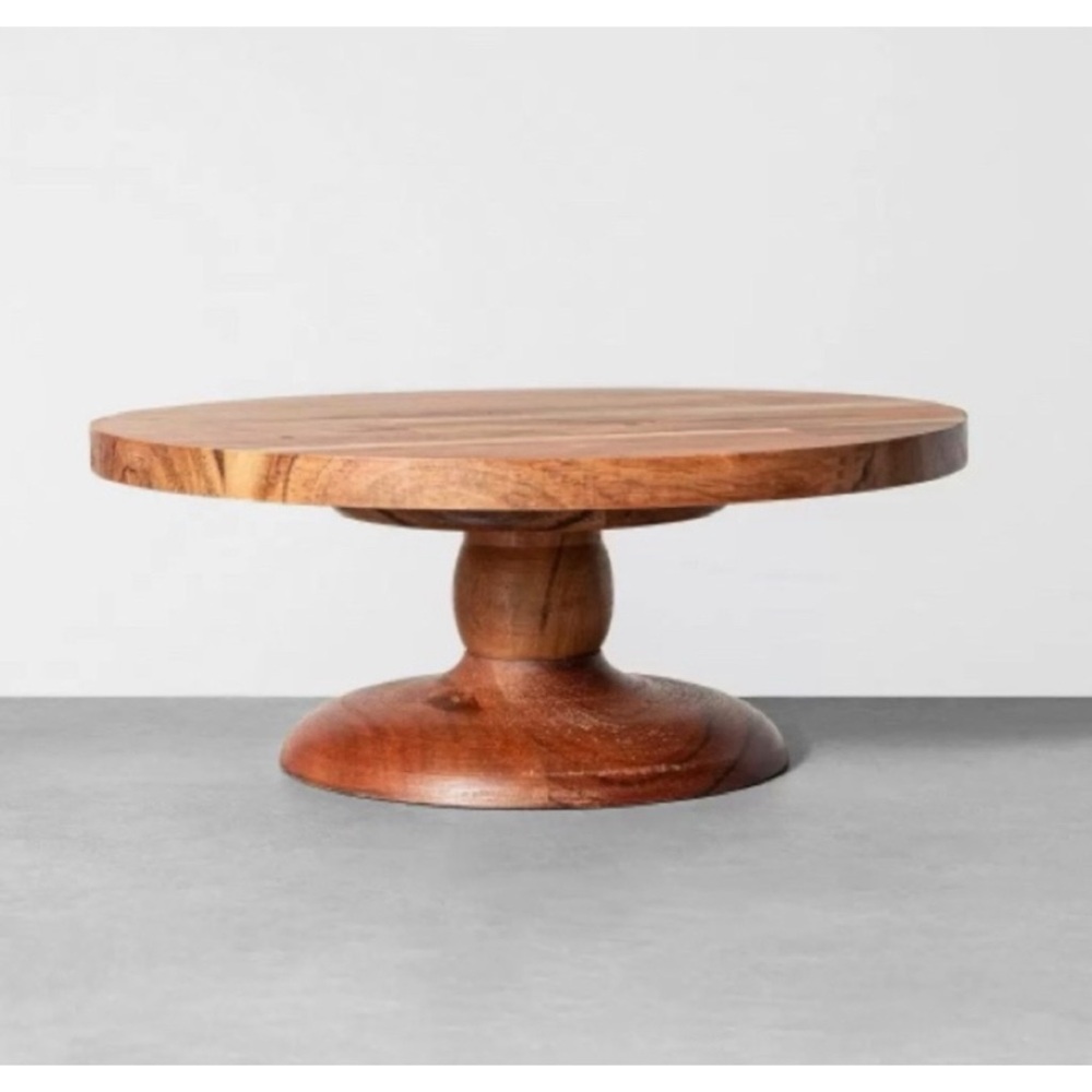 Magnolia Natural Wood Cake Display Stand